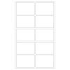 圖書館專用-透明書背膠 (1000張入) 40*60mm LD-556 透明保護貼紙
