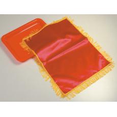 紅盤子+緞布(加穗) 含穗尺寸約40*55cm