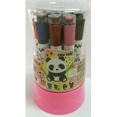 巨倫 12色可洗印章彩色筆 A-1709