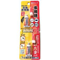巨倫 1+1g液狀瞬間膠-多用途  A-2031 三秒膠