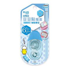 PLUS 豆豆貼魔蛋-藍  (6mm*8m) TG-1511/54-117