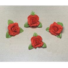小絲花 -紅  5CM
