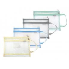 本色 A4雙層分類收納袋  品號:OGL3249 ( 尺寸:34*25cm)