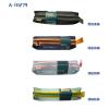 巨倫 四角型拼色網紗筆袋  A-10279