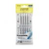 PILOT KIRE-NA 綺麗雙頭螢光筆-5色組附尺 SKIWR24-1-5C2 淡彩色